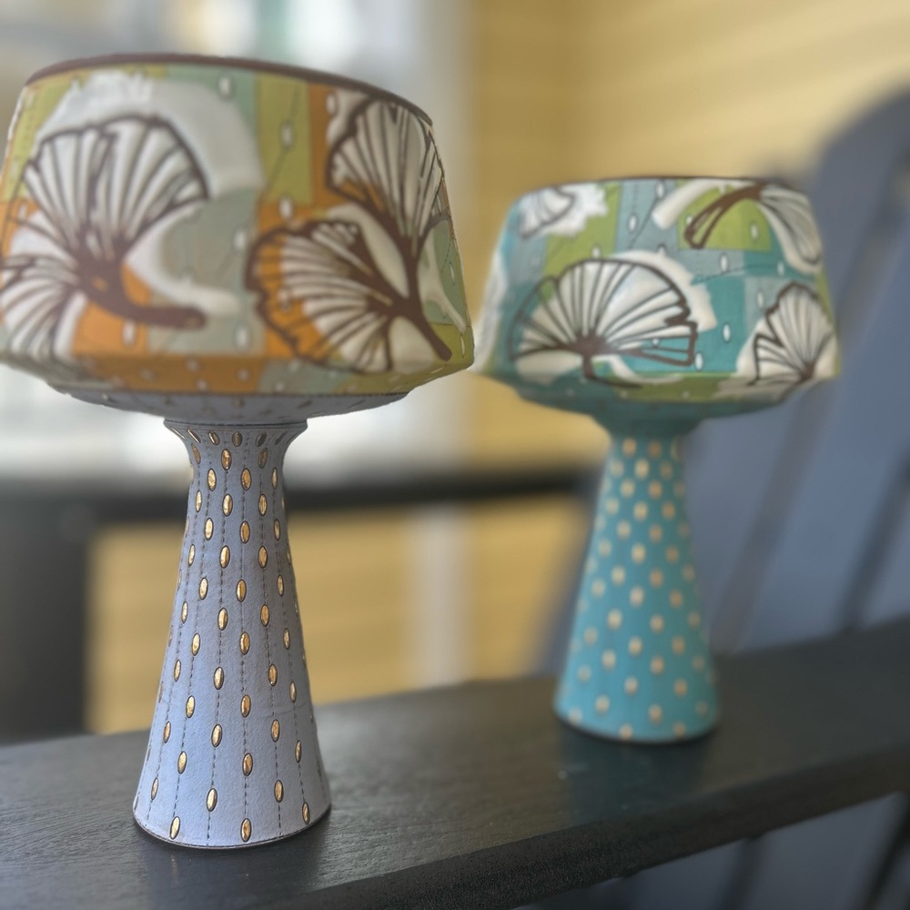 RENEE LOPRESTI MARGARITA GOBLETS NEVER USED!  PRICE IS FOR PAIR; WILL SELL SEP!